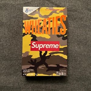 SUPREME x WHEATIES SS21 Yellow Camo Box NIB